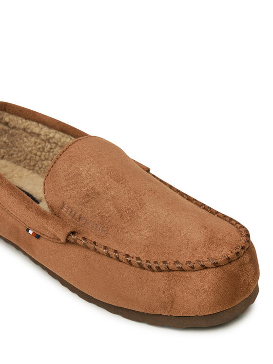 Tommy Hilfiger Tommy Hilfiger Bačkory Driver House Shoe FM0FM05224 Hnědá