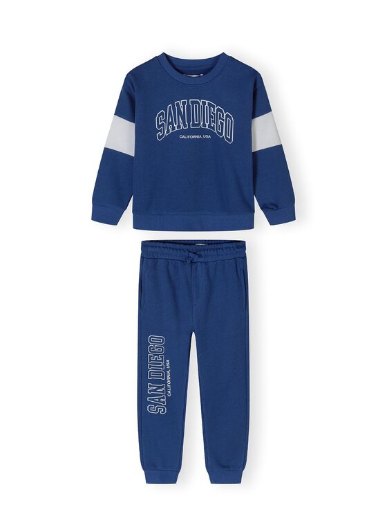 MINOTI MINOTI Bluza 23fleece130 Niebieski Regular Fit
