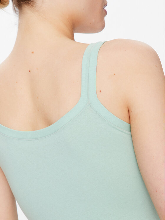 United Colors Of Benetton United Colors Of Benetton топ 3ZQM1H291 Зелен Slim Fit