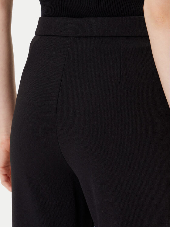Rinascimento Rinascimento Текстилни панталони CFC0125304003 Черен Regular Fit