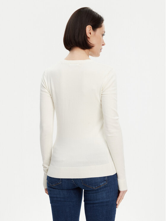 Guess Guess Svetr W5GR19 Z2NQ2 Écru Regular Fit