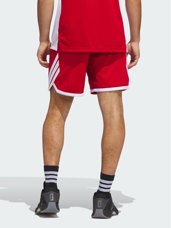 adidas adidas Szorty sportowe 151691 Czerwony Loose Fit
