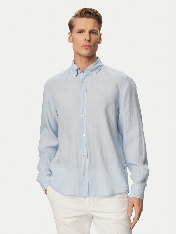 BOSS BOSS Cămașă H-Liam 50556077 Albastru deschis Regular Fit