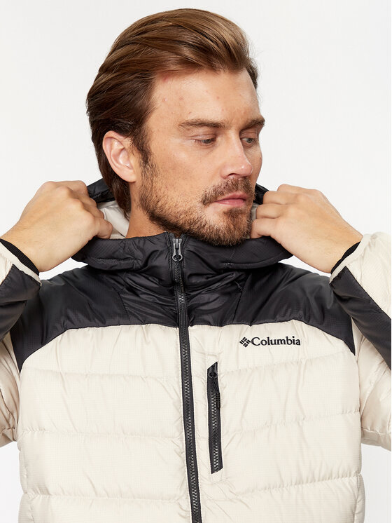 Columbia Columbia Kurtka puchowa Autumn Park™ Down Hooded Jacket Écru Regular Fit