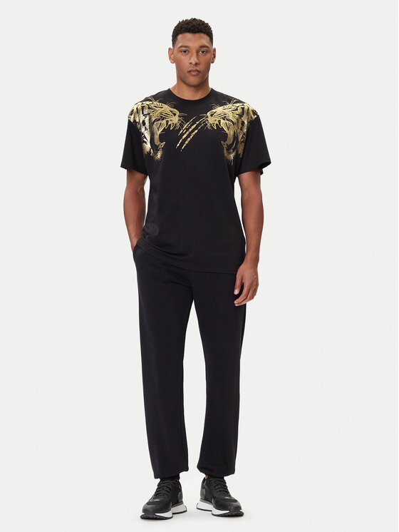 Plein Sport Plein Sport Футболка FAEC MTK8360 STE001N Чорний Loose Fit