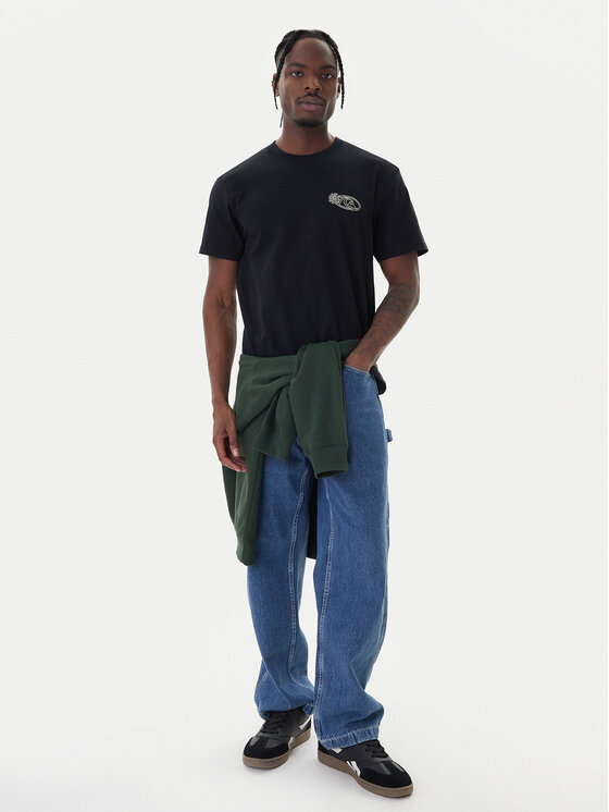 Quiksilver Quiksilver Тишърт Right Point Mor AQYZT09905 Черен Regular Fit