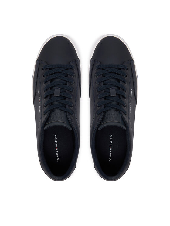 Tommy Hilfiger Tommy Hilfiger Tenisówki Vulc Core Rwb Long Lace Lth FM0FM05814 Granatowy