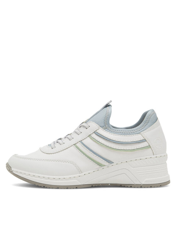 Rieker Rieker Sneakersy N4381-80 Biały