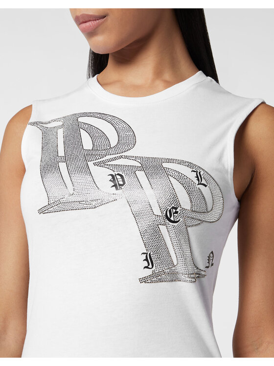 PHILIPP PLEIN PHILIPP PLEIN Tank top 15339 Biały