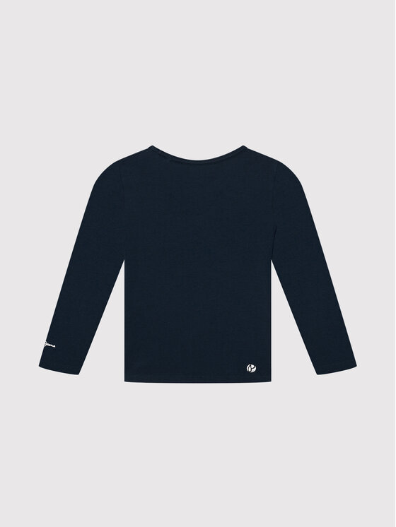 Pepe Jeans Pepe Jeans Bluzka Taylor PG502739 Granatowy Regular Fit