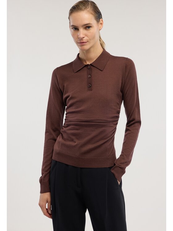 Trussardi Trussardi Sweter M0386001287N077 Brązowy Regular Fit