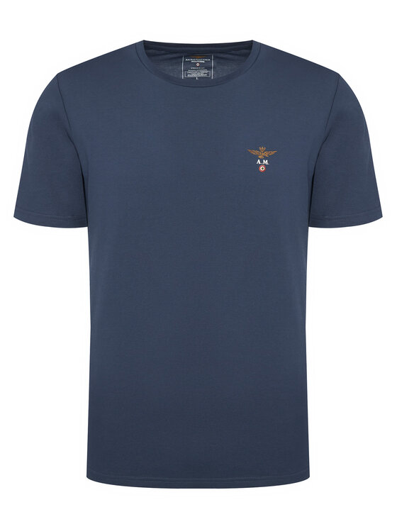 Aeronautica Militare Aeronautica Militare Súprava tričiek AM1UTI001B Tmavomodrá Regular Fit