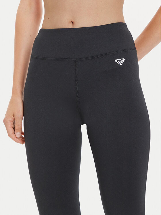 Roxy Roxy Colanți Everyday Flow ERJNP03590 Negru Slim Fit
