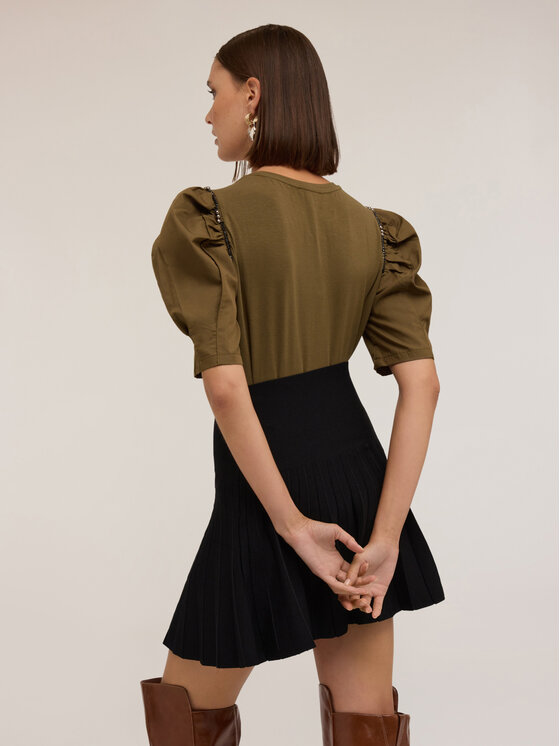 Motivi Motivi T-shirt G020W003510N035 Verde Regular Fit