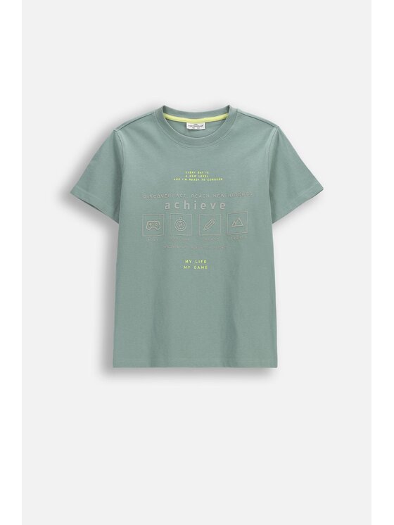 Coccodrillo Coccodrillo T-Shirt WC6143203NBJ-011 Zielony Regular Fit