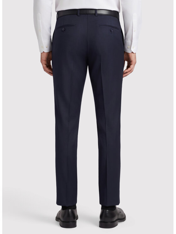 Pako Lorente Pako Lorente Spodnie garniturowe P26WP-6G-015 Granatowy Slim Fit