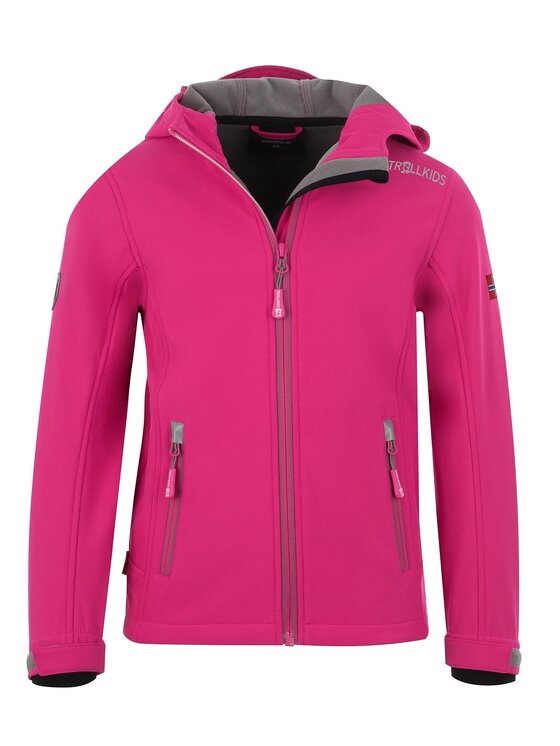 Trollkids Trollkids Kurtka softshell 175-202 Różowy Regular Fit