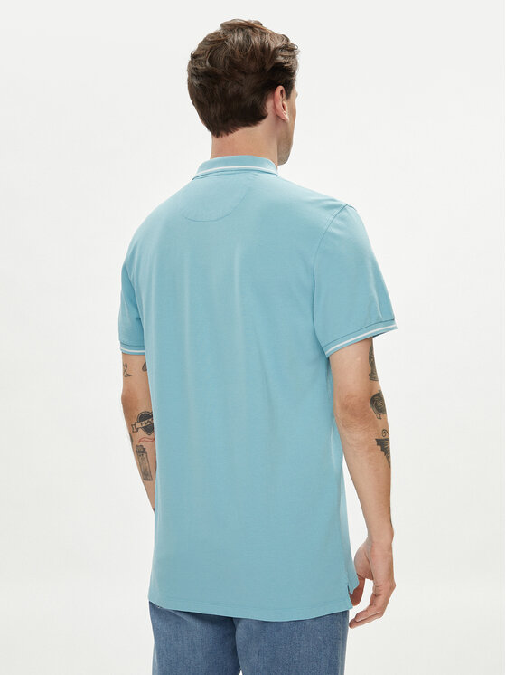 Lee Lee Polo 112349952 Niebieski Regular Fit