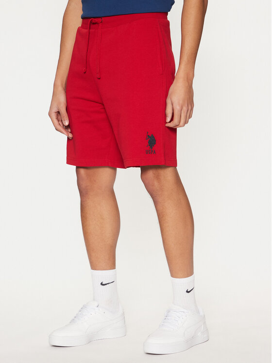 U.S. Polo Assn. Športové kraťasy MUP3355 Červená Regular Fit