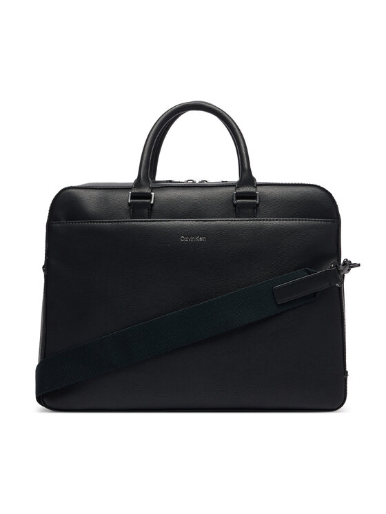 Calvin Klein Calvin Klein Torba za prenosnik Emblem Hw Commuter LV04D3504G Črna
