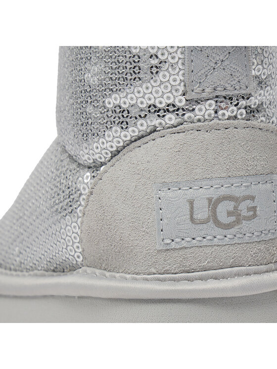 Ugg Ugg Sněhule T Classic Mini Mirror Ball 1143708T Stříbrná