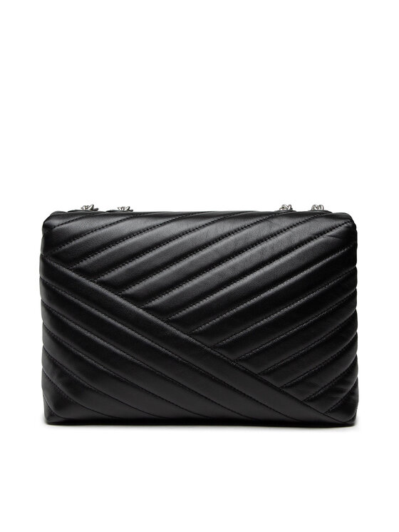 Tory Burch Tory Burch Rankinė Kira Chevron Convertible Shoulder Bag 90446 Juoda