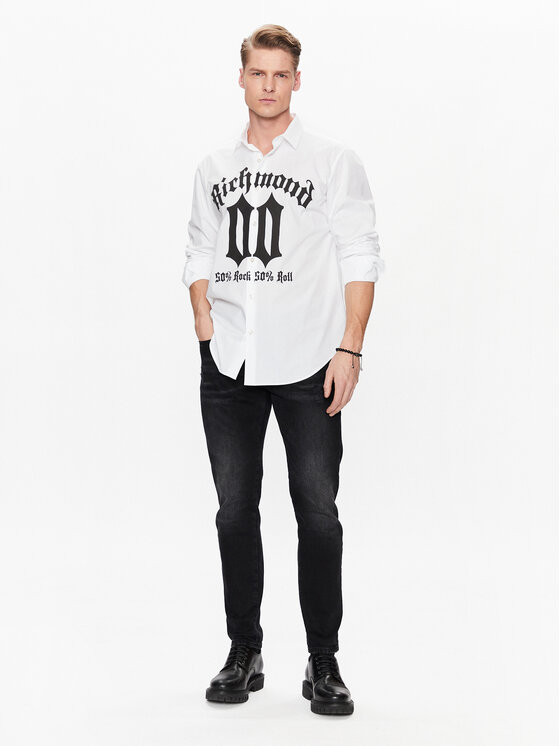 John Richmond John Richmond Сорочка RMP23011CA Білий Regular Fit