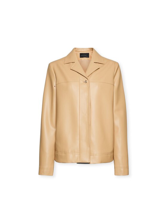 Elena Mirò Elena Mirò Cappotto invernale R306P000095N012 Crema Regular Fit