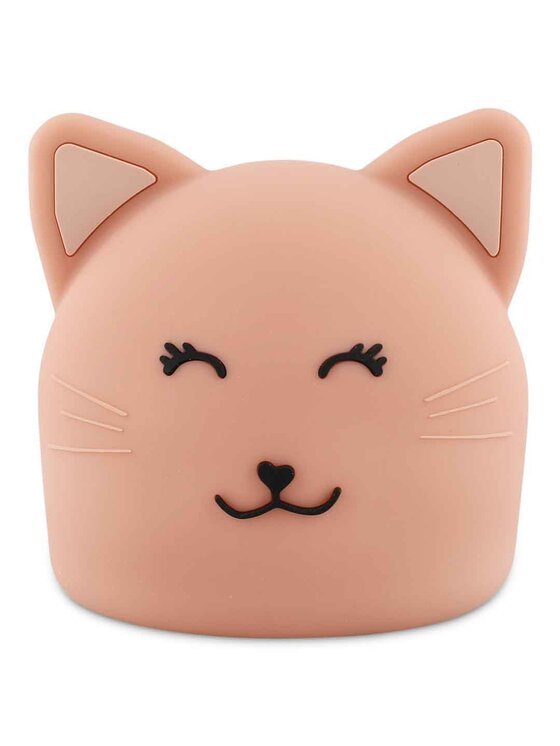 Trixie Baby Trixie Baby Lampka nocna Silikonowa lampka nocna - Kot Różowy