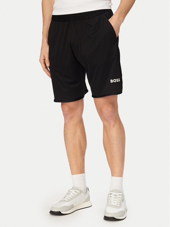 BOSS BOSS Pantaloni scurți sport Toc Spin 50551953 Negru Regular Fit