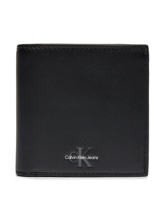 Portofel Mic pentru Bărbați Calvin Klein Jeans Monogram Soft Small N/S K50K512442 Negru