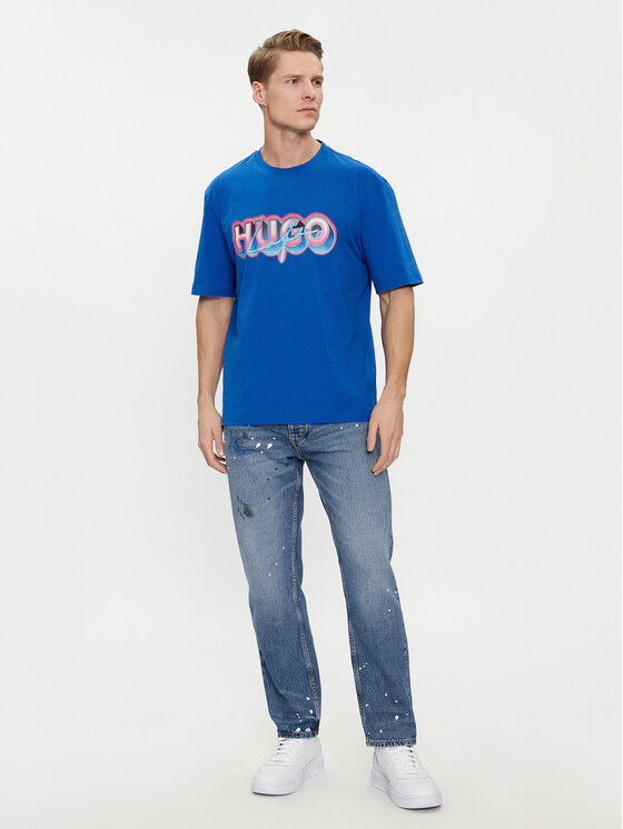 HUGO Hugo Traperice Jonah 50515862 Plava Straight Leg