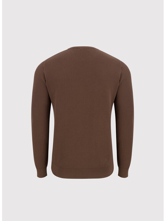 Pako Lorente Pako Lorente Sweter P26WF-2X-013 Brązowy Classic Fit
