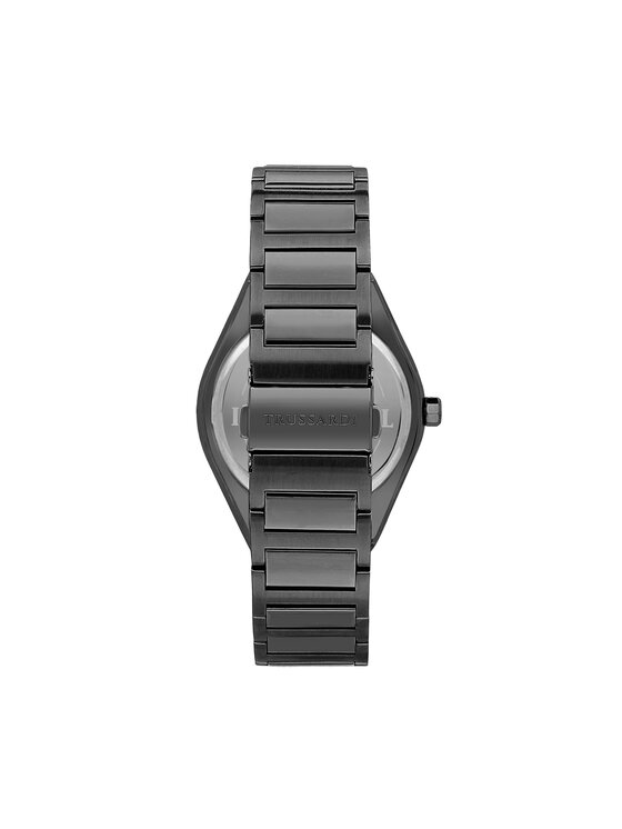 Trussardi Trussardi Komplekt: kell ja kaarditasku R2453156007 Must