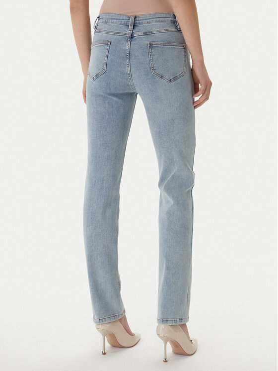 Morgan Morgan Džínsy 221-PDROIT Modrá Slim Fit