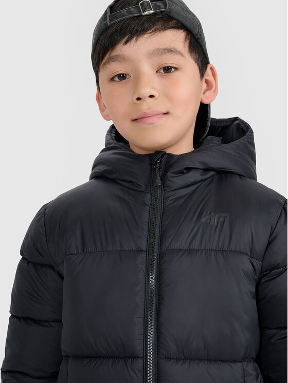 4F 4F Kurtka puchowa OUTERWEAR Czarny Regular Fit