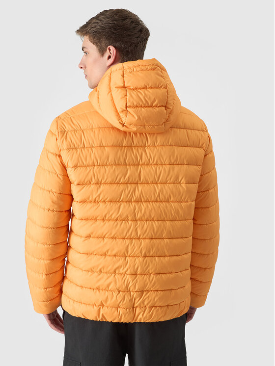 4F 4F Kurtka puchowa BASIC+ Pomarańczowy Regular Fit