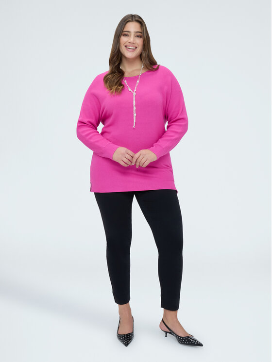 Fiorella Rubino Fiorella Rubino Sweter M073E002064N019 Różowy A-Line Fit