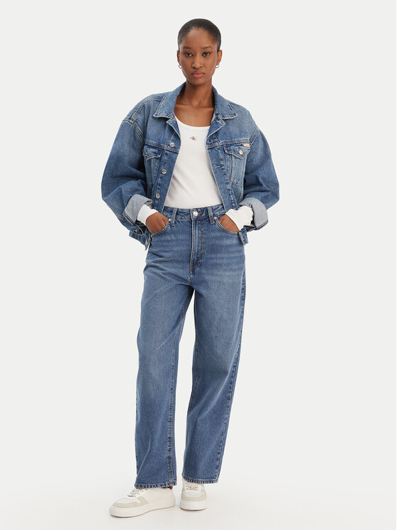 Calvin Klein Jeans Calvin Klein Jeans Дънки LV047E626G Син Barrel Fit