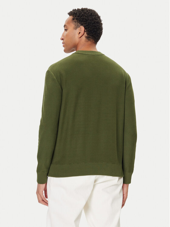 United Colors Of Benetton United Colors Of Benetton Pulover 1V4KU10AF Verde Regular Fit