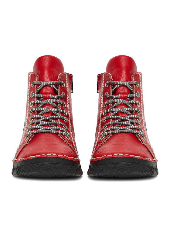 Rieker Rieker Botine 55020-33 Roșu