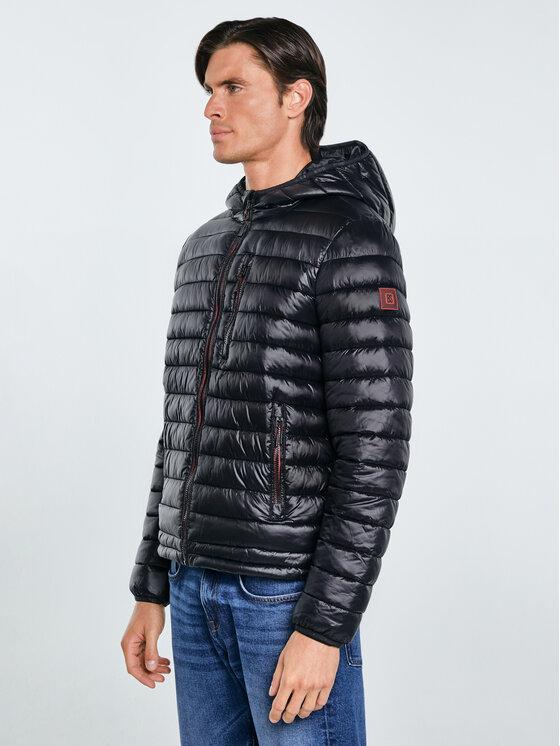 BIG STAR BIG STAR Kurtka zimowa HORP Czarny Basic Fit
