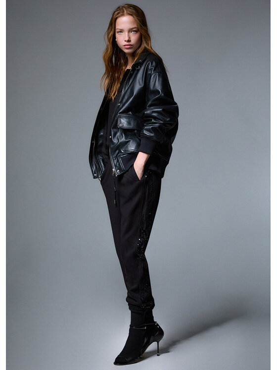 Liu Jo Liu Jo Pantaloni di tessuto TF6143FS57622222 Nero Regular Fit