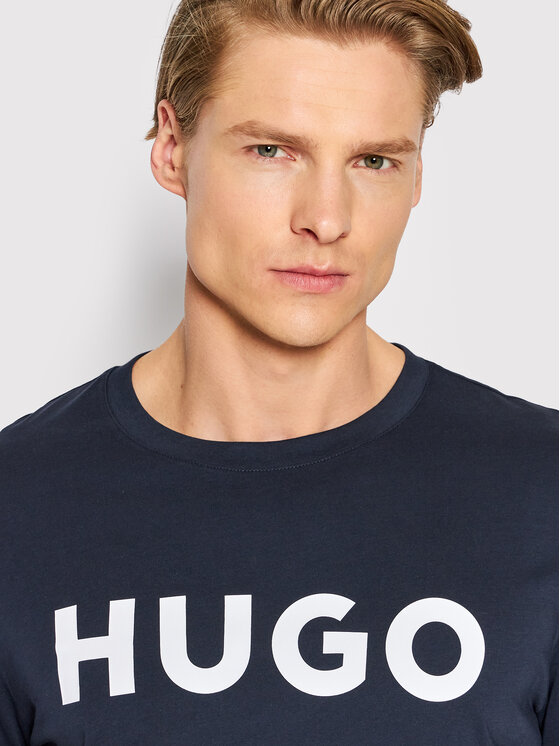 HUGO Hugo Tricou Dulivio 50467556 Bleumarin Regular Fit