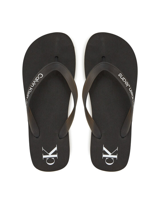 Flip flop Calvin Klein Jeans Beach Sandal Flatform Tpu YW0YW01830 Negru