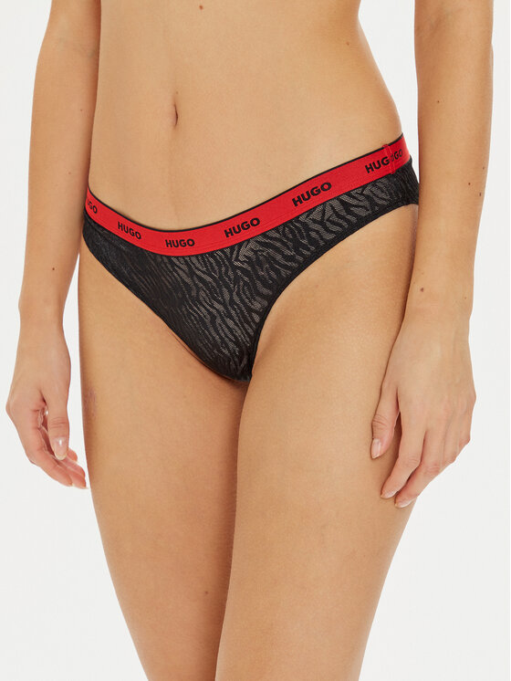 HUGO Hugo Set di 3 culotte classiche 50523826 Nero