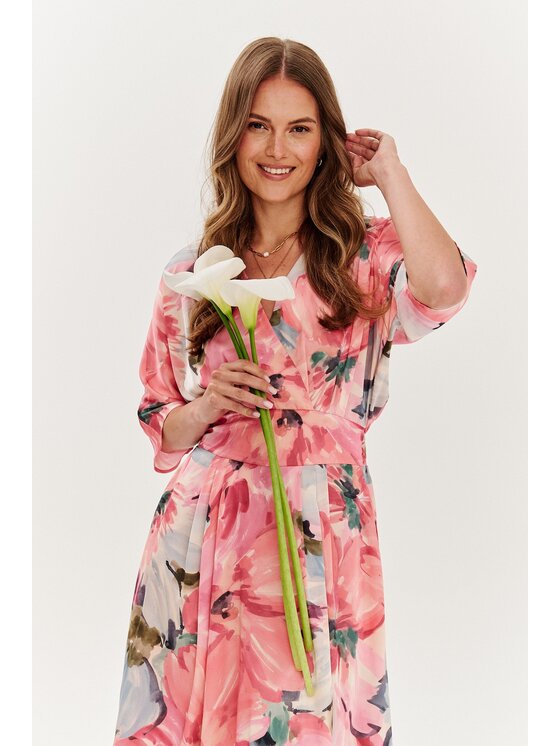 NAOKO NAOKO Každodenné šaty Tuscany Blush Ružová Regular Fit