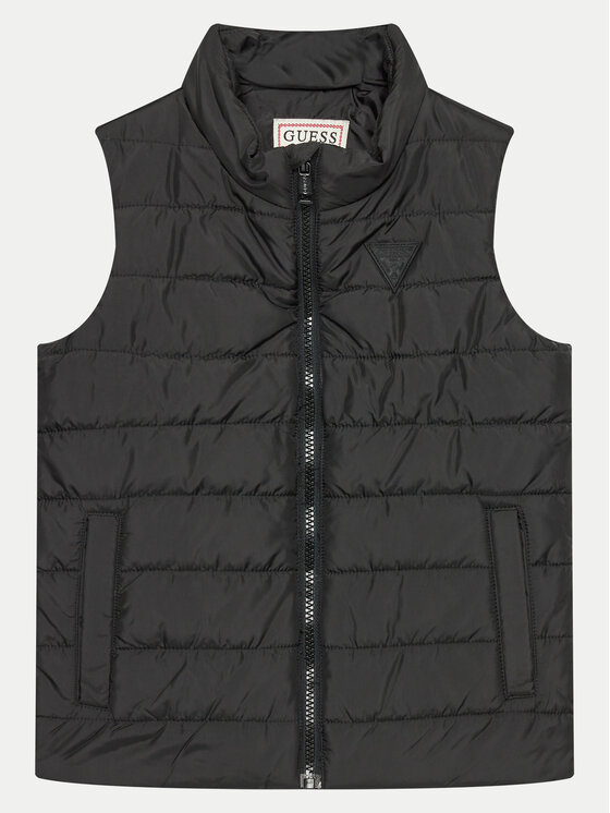 Guess Guess Vestă H4YJ03 WCFM0 Negru Regular Fit