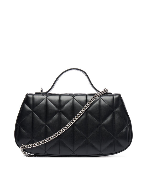 Calvin Klein Calvin Klein Torbica Quilted Top Handle Chain Bag LV04F3410G Crna