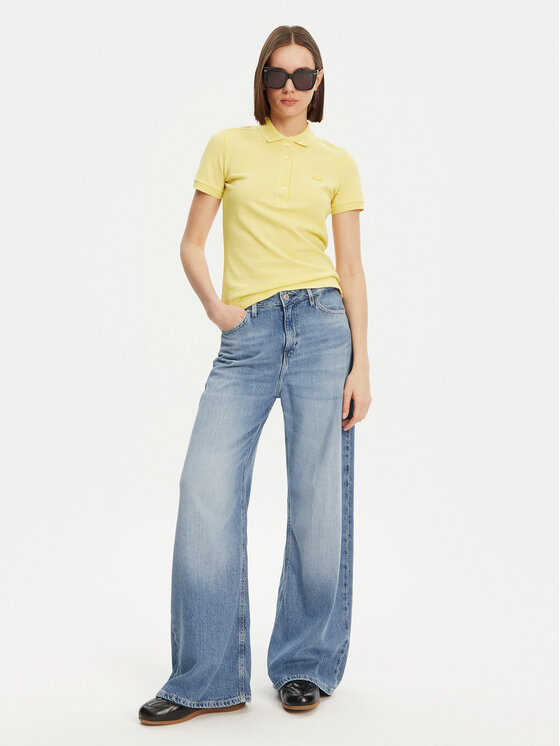 Lacoste Lacoste Поло PF5462 Жовтий Slim Fit